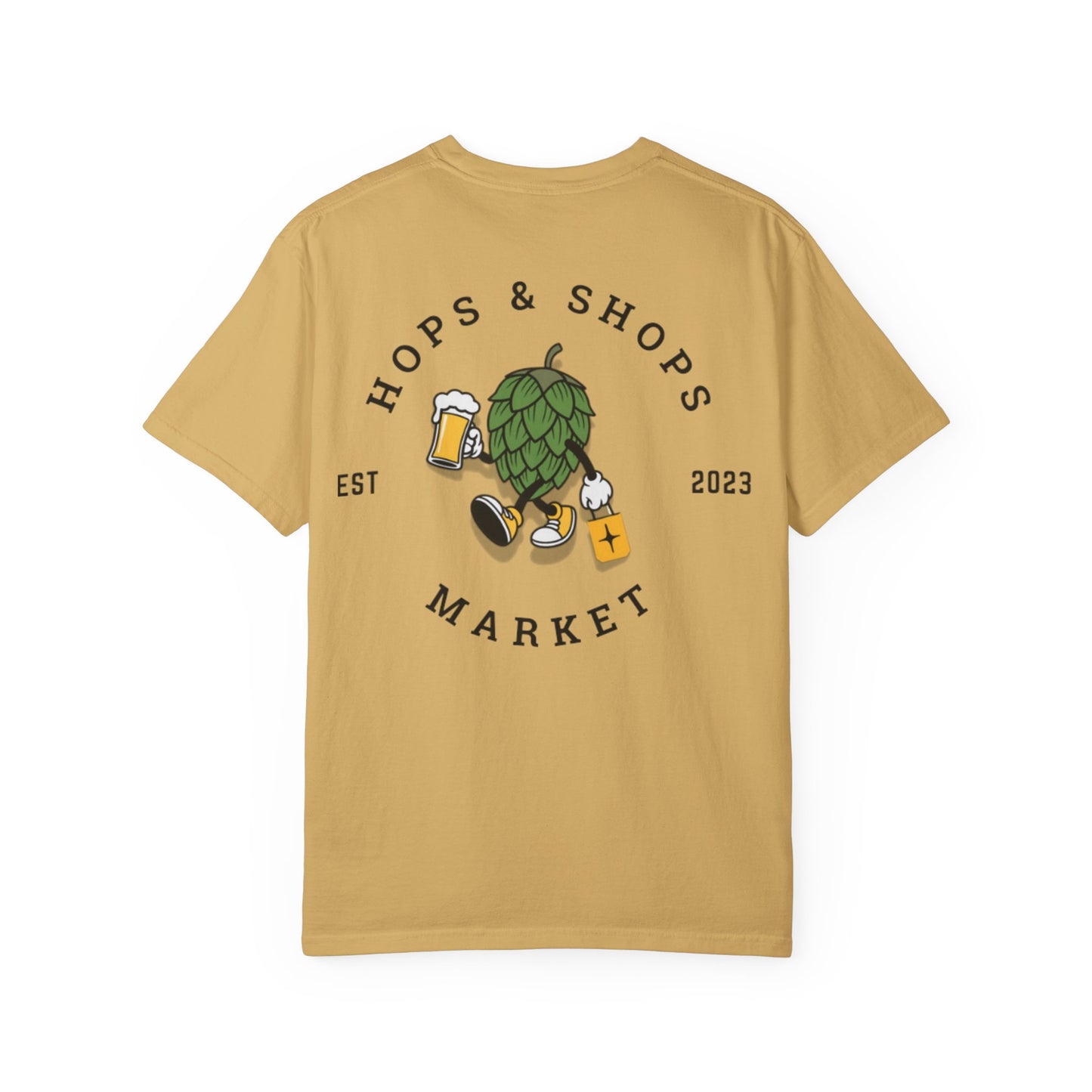 Hops & Shops Market Unisex Graphic Tee
