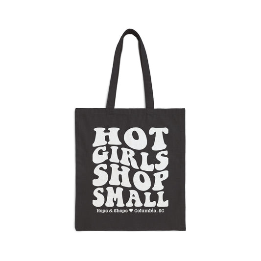 Hot Girls Shop Small Retro Canvas Market Tote