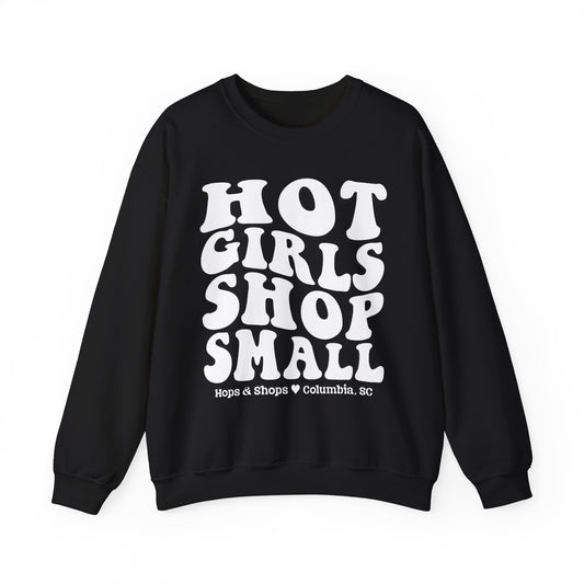Hot Girls Shop Small Retro Graphic Crewneck Sweatshirt